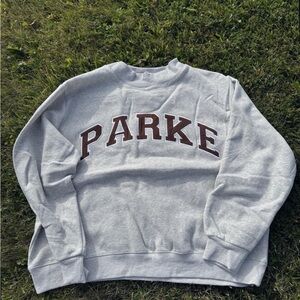 Parke Texas Monochrome Varsity Mockneck Pullover - Trendy Fit™